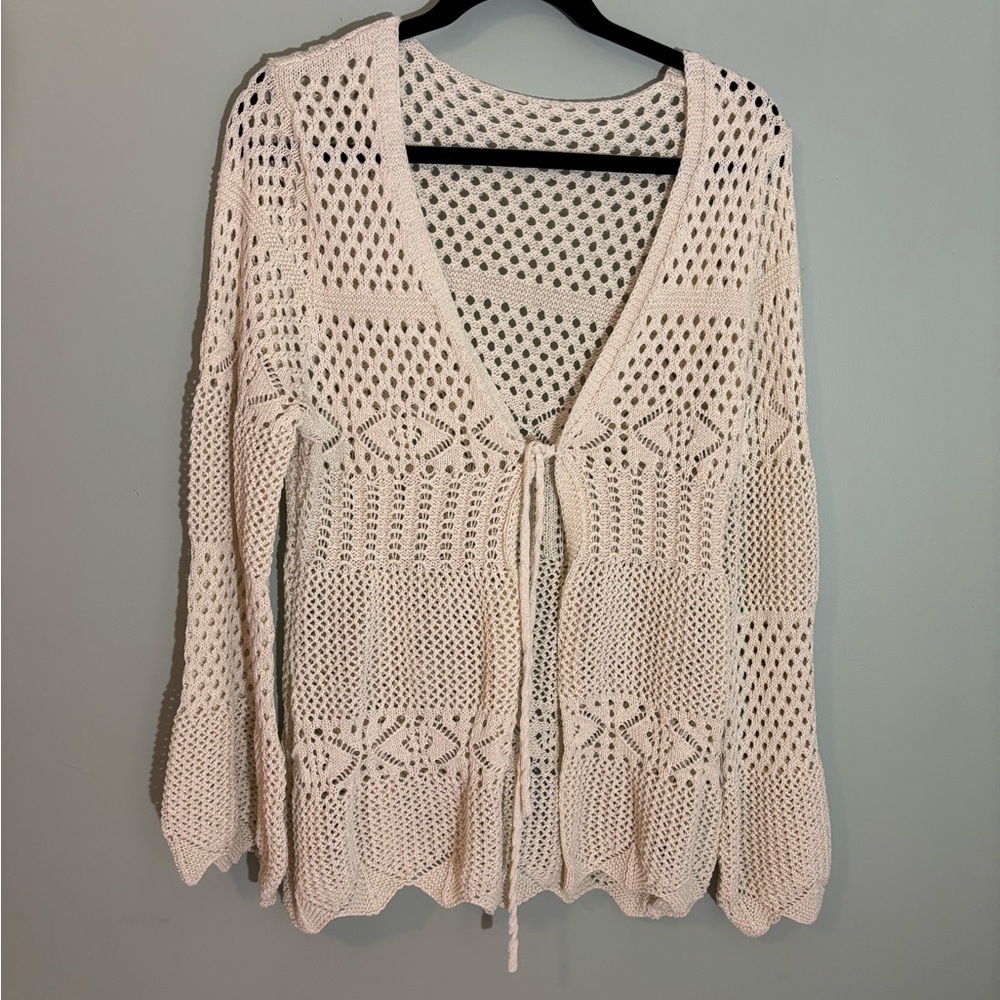 Cream Knit Women's Sweater